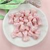 DIY Beading Material Necklace Key Chain Making Fashion 9.7*17.9mm Small Bow Beads for Bracelet Acrylic Dazzle Pendant 20pcs  Beads