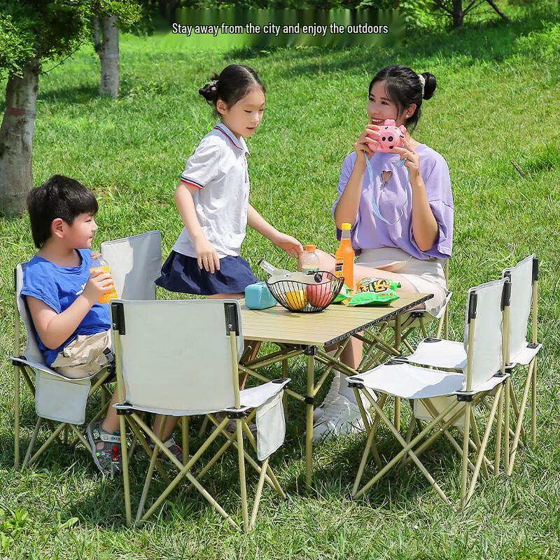 Portable Outdoor Folding Camping Table and Chair Set