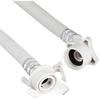SANEI Washing Machine Water Supply Hose for Fully Automatic Washing Machines, No Outlet, One-Touch Connection, 1m, G3/4 Female Thread, PT17-1X-1