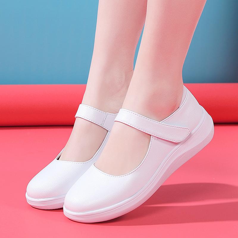 White Skidproof Nursing Mother Resistant Work Shoes Ladies Casual Plus Size Women