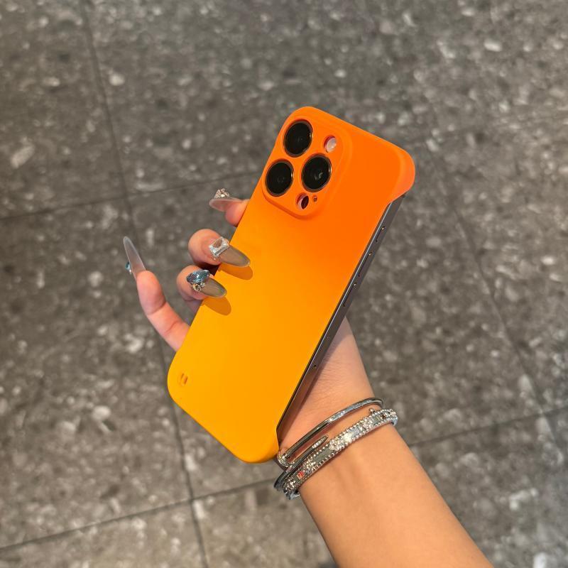 Spring and Summer Gradual Change Two-color Suitable for Apple 11Promax11 Advanced Mobile Phone Case Heat Dissipation Super 11PRO Fine Hole Case