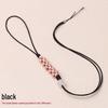 Peach Blossom Knot Phone Chain & Bag Pendant - Handmade Woven Jewelry Lanyard