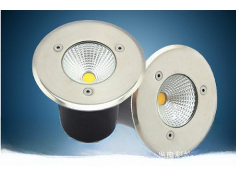 3W/5W/6W Inground Spotlight, 304 Stainless Steel, 65mm, 12V/24V/90-277V for Courtyard