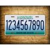 Personalisierter Missouri Vintage Metall Dekorationsanhänger Ideal für die Heimdekoration (Nur Dekoration)
