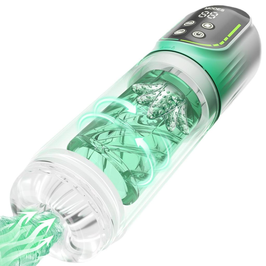 Telescopic Rotation Masturbator Cup Sucking Penis Pump Pocket Pussy Blowjob Sex Toys Stroker Piston Automatic Mastubator for Men