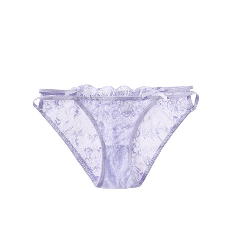 Damen Sommer Reines Verlangen Sexy Spitze Dünner Gürtel in Niedriger Taille Ohne Spuren Slip