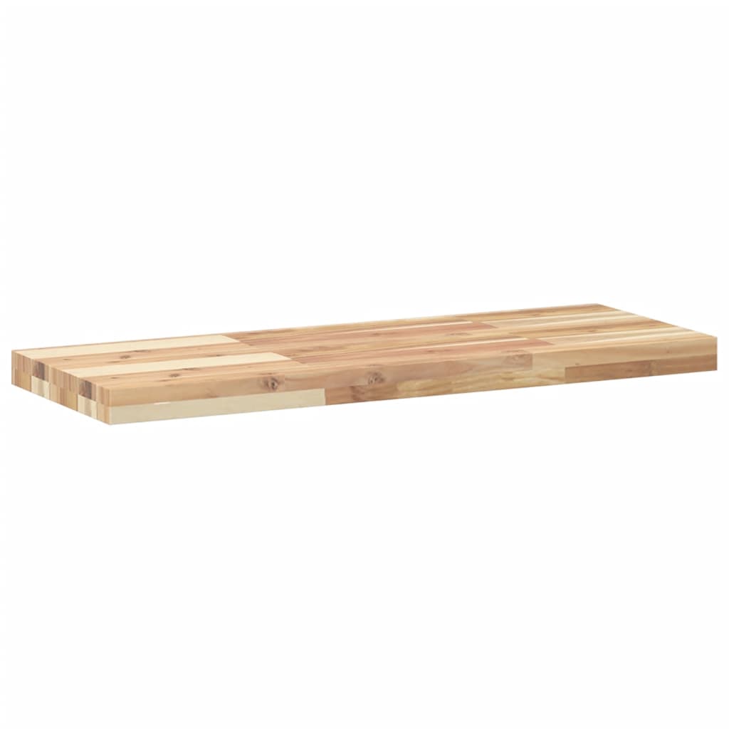 Floating Shelf 100x30x4 cm Solid Acacia Wood Untreated