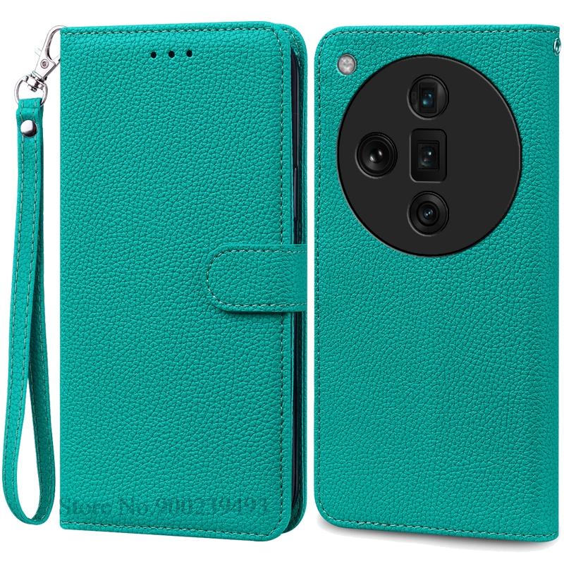 For OPPO Find X7 Case Leather Wallet Flip Case For OPPO Find X7 Ultra Case Soft Silicone Cover Coque Fundas Shell