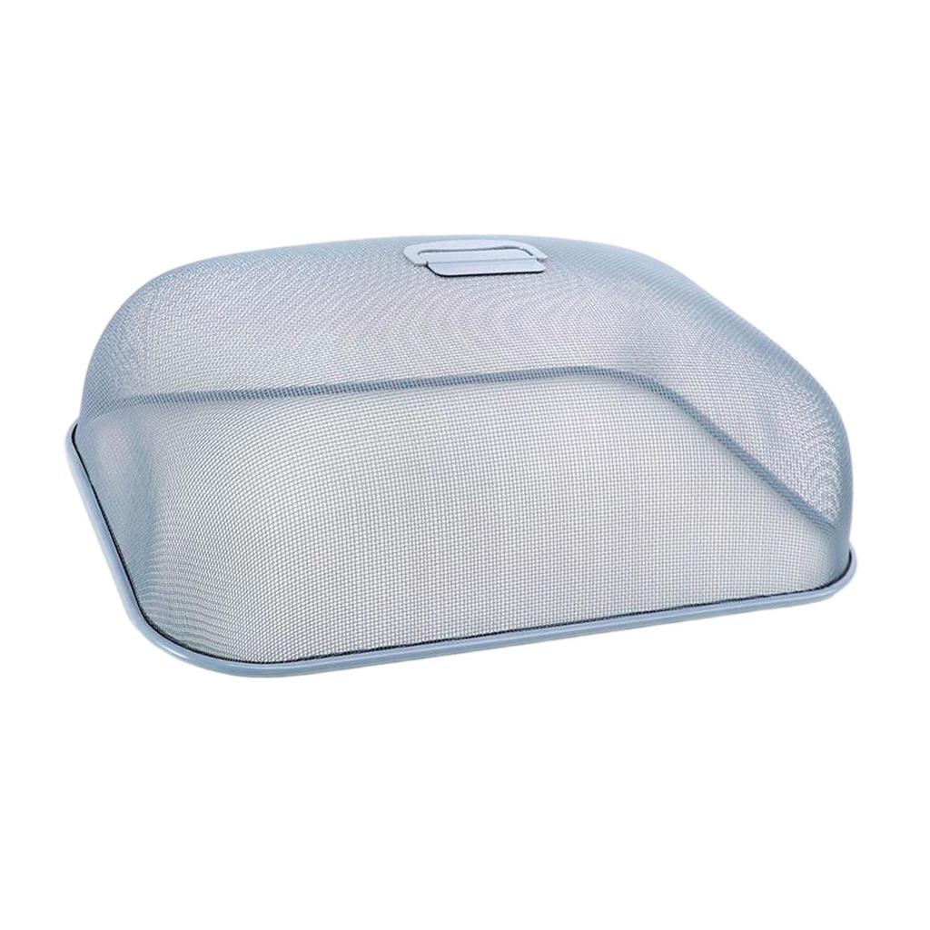 Mesh Kitchen Cover Iron Food Net Dome Protector 18.5 Inch Large Screen for Outdoor Picnic Table BBQ