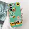 For Samsung Galaxy A16 5G SM-A1600 A166B Back Cover Coque 6.7" Funda Flower Butterfly Women Fashion Phone Case Liquid Silicone
