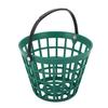 Cesto Porta Palline da Golf Contenitore Palline da Golf con Manico Secchiello da Golf in Plastica Nylon Verde Contiene Fino a 25 Pz