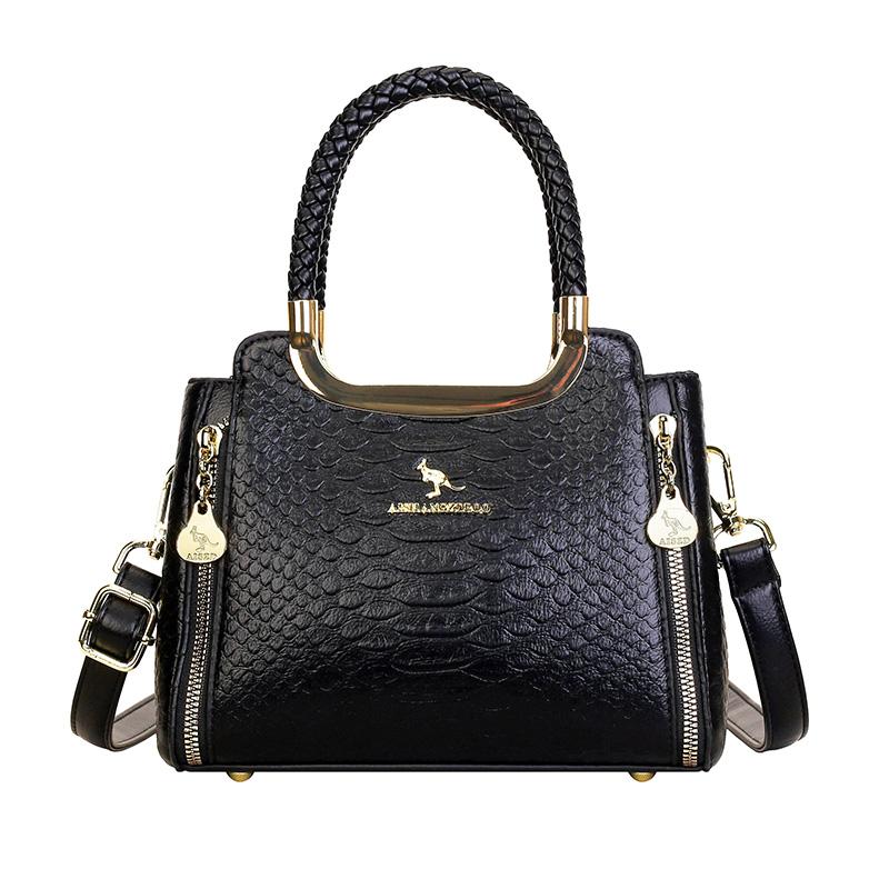 

Luxury Crocod Pattern Leather Handbag Messenger bag Designer Women Daily Use Purse High-quality Shoulder Crossbody Bags Bolsos 23cm 12cm 17cm