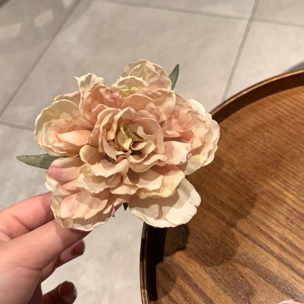 Girl Photo Flower Headdress Flower Hairpin Seaside Vacation Head Flower Art Test Accessories Live Broadcast Peony Hair Accessories