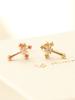Minimalpiercing 14K Antique Cross Piercing Earrings