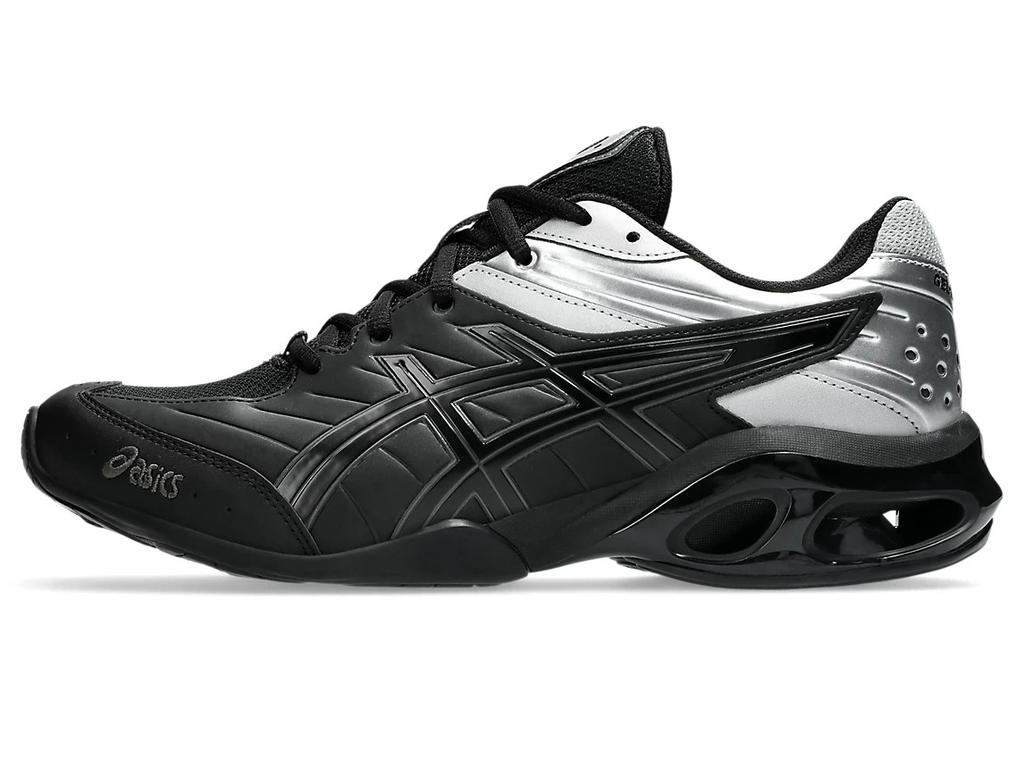1203B051-001 Asics Gel-Kinetic FR "Black/Pure Silver" (Men's)