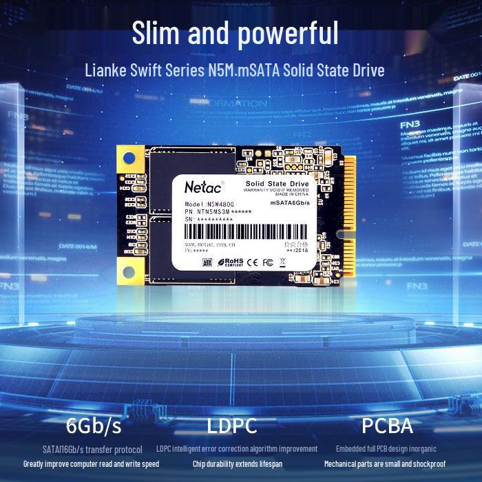 Netac 256GB mSATA3 SSD for Notebook/Desktop Computers