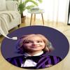 1pc Addams Family Wednesday Enid1 Design Printed Area Round Carpet for Bedroom Living Room Home Decor Rugs Mat Non Slip Mat Rug for Bedside