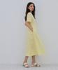Metapeo Met Sweet Flare Dress Freesia Yellow
