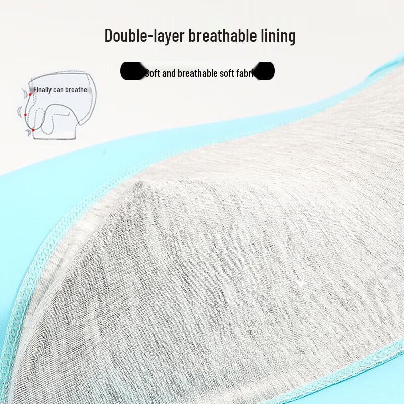 LANGSHA Men's Ice Silk Breathable Boxer Briefs