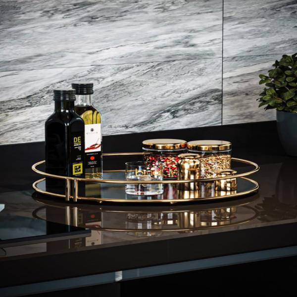 

Bino Service Презентация Кейтеринг Золотой Большой Роскошный Органайзер Настольный Кухонный Органайзер Подставка Для Торта