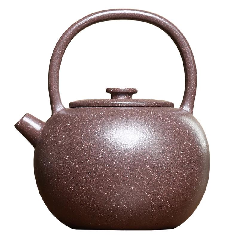 Yixing Zisha Purple Clay Teapot with Lifting Handle