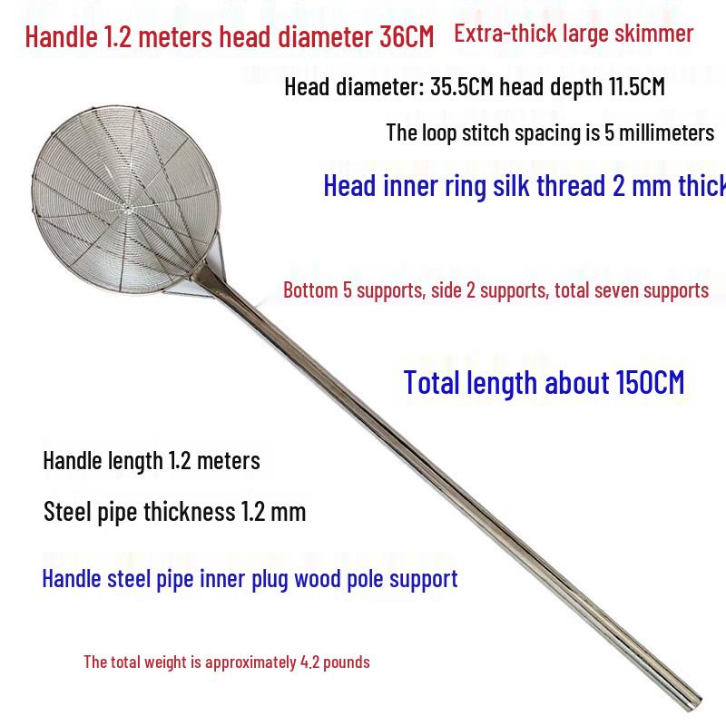 

Jingyuheng Long Handle Stainless Steel Skimmer