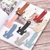 PU Leather Cable Straps Cord Organization Cable Clip Tie Portable Earphone Wrap Winder Wire Tie Cable Management Clip