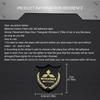 lcbk8 Metal Shield Badge Car Sticker Rear Side Body Emblem for Mitsubishi Outlander Lancer 9 10 ASX Eclipse Pajero L200 Accessories