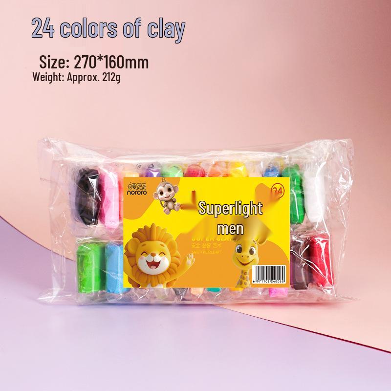 Non-toxic Ultra-light Colored Clay Set for Kids - Space Clay with Tools for DIY Molding