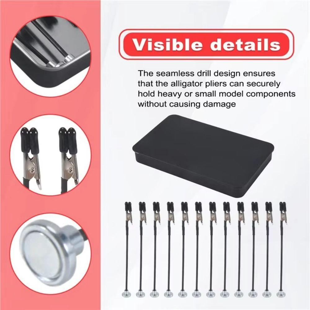 Bendable Model Painting Stand Alligator Clip Flexible Modeling Tools Airbrush Spray