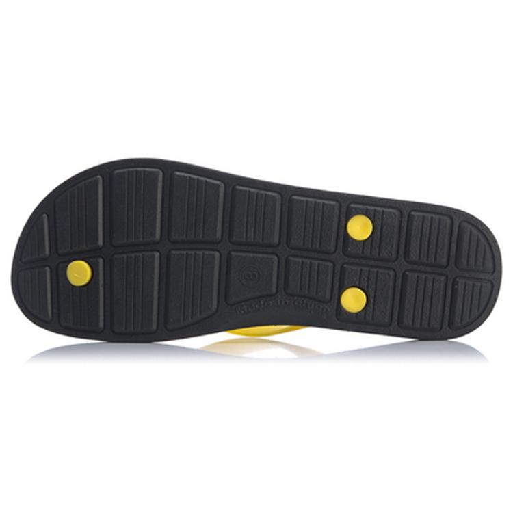 Disney X Li Ning LN Slipper EVA Quiet Slide Slippers Men's Yellow Black AGAP003-1