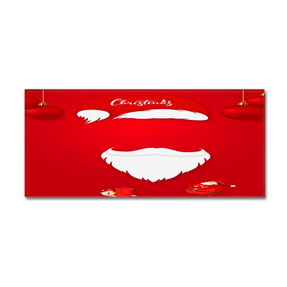 Christmas Kitchen Sand Carpet Doormat Long Floor Mat