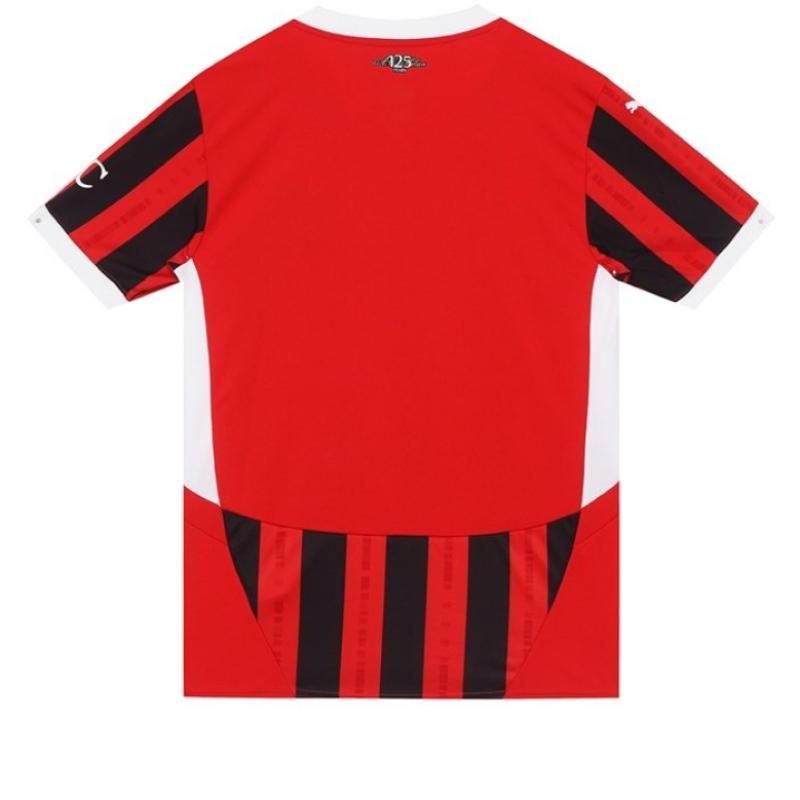 Puma Ac Milan Short Sleeve Home Jersey 2024 25
