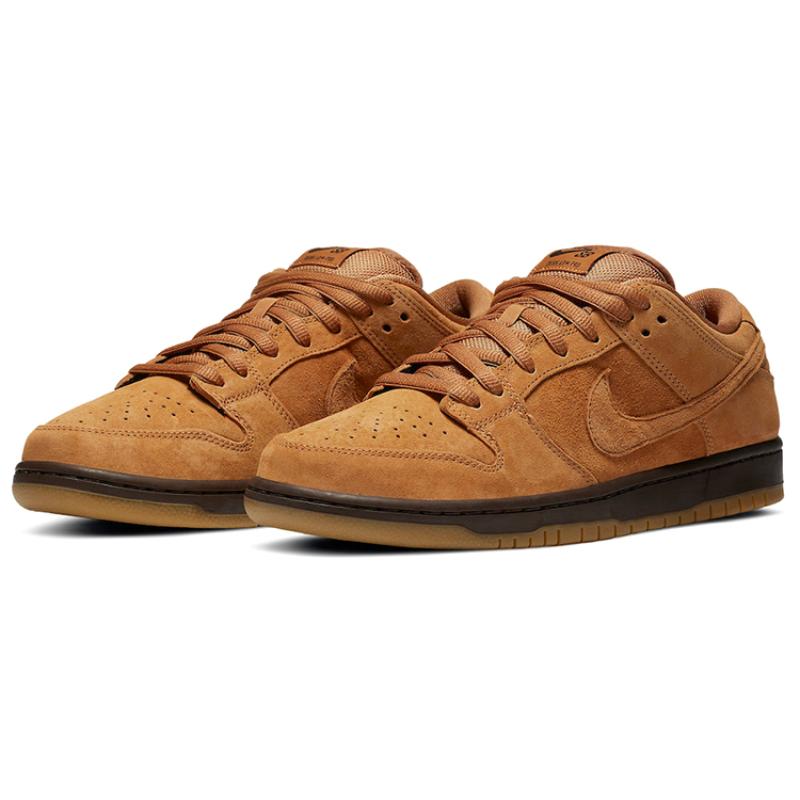 Nike Sb Dunk Low Pro 'Wheat Mocha' Skateboard Shoes BQ6817-204