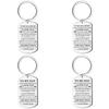 2023 New Fashion Jewelry Stainless Steel Military Tag Keychain Necklace Personalizable