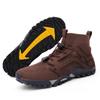 Cross-border Flyknit Unisex Hiking Shoes - Mid/High-top, Large Size, Creek Wading, Summer Outdoor Shoes