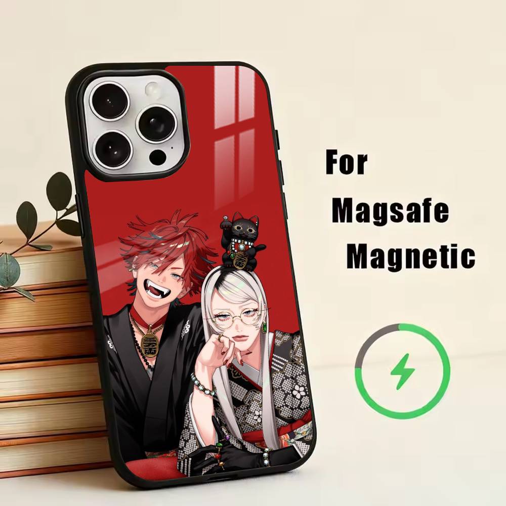 G-Gokurakugai A-Alma  Phone Case For iPhone17,16,15,14,13,12,11 Plus,Pro Magnetic with Magsafe Wireless Charging