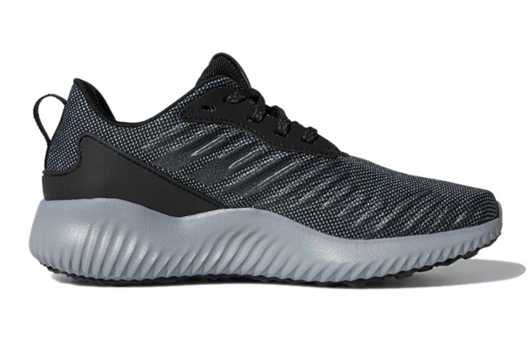 adidas Alphabounce Rc J Breathable Low Top Kids' Running Shoes Black Gray Teenagers CQ1482