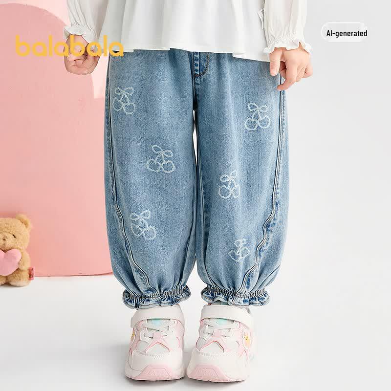 Balabala Girls Cotton Denim Jeans 80