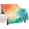 Watercolor Wonderland Throw Blanket Cute Beach Funny Gift Designers Blankets