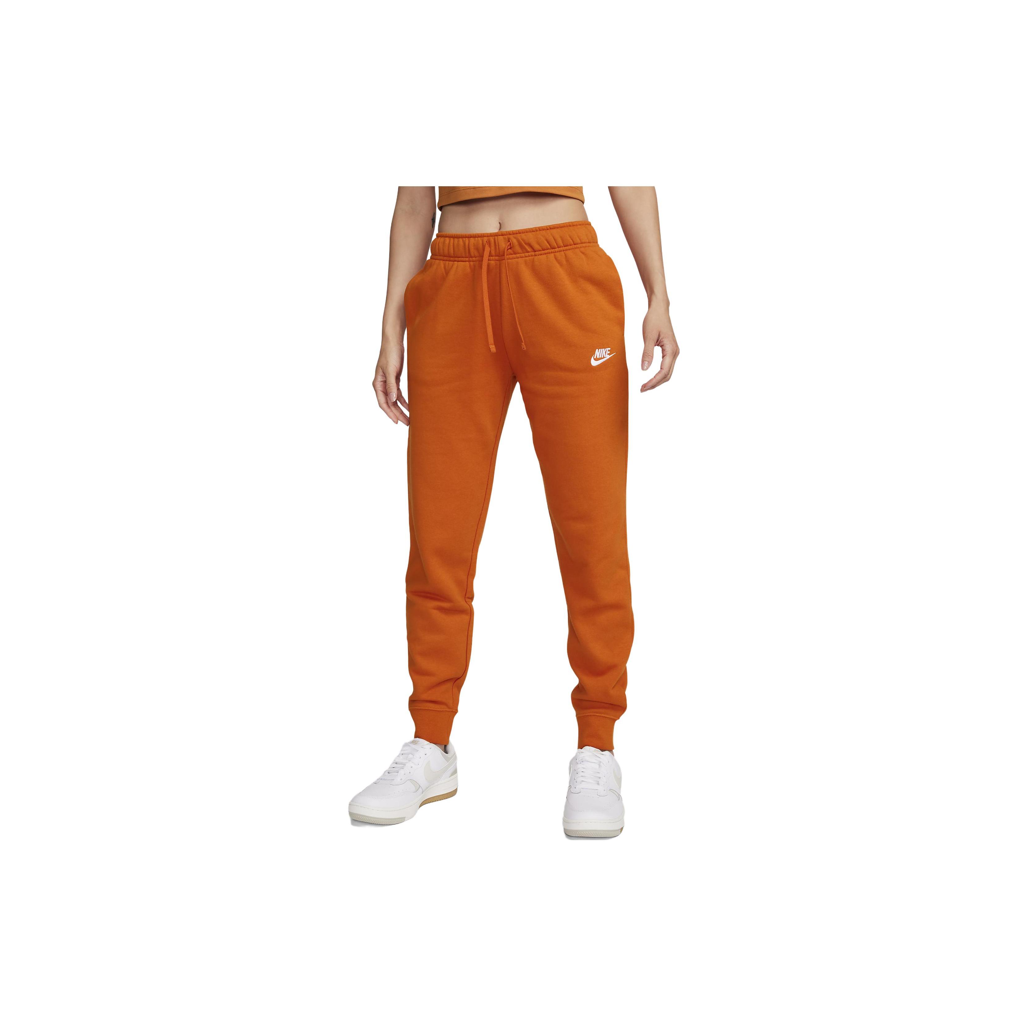 

New Nike Knitted Sweatpants Women s Campfire Orange DQ5192-893 XS