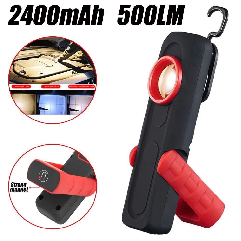 Magnetic Grip Car Detailing Tools 500LM Brightness Scan Swirl Light Working Lights