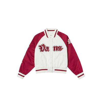 Year Of The Snake Zodiac Style Single Button Long Sleeve Baseball Jacket Women Jackets Off-White VN000P3JFS8