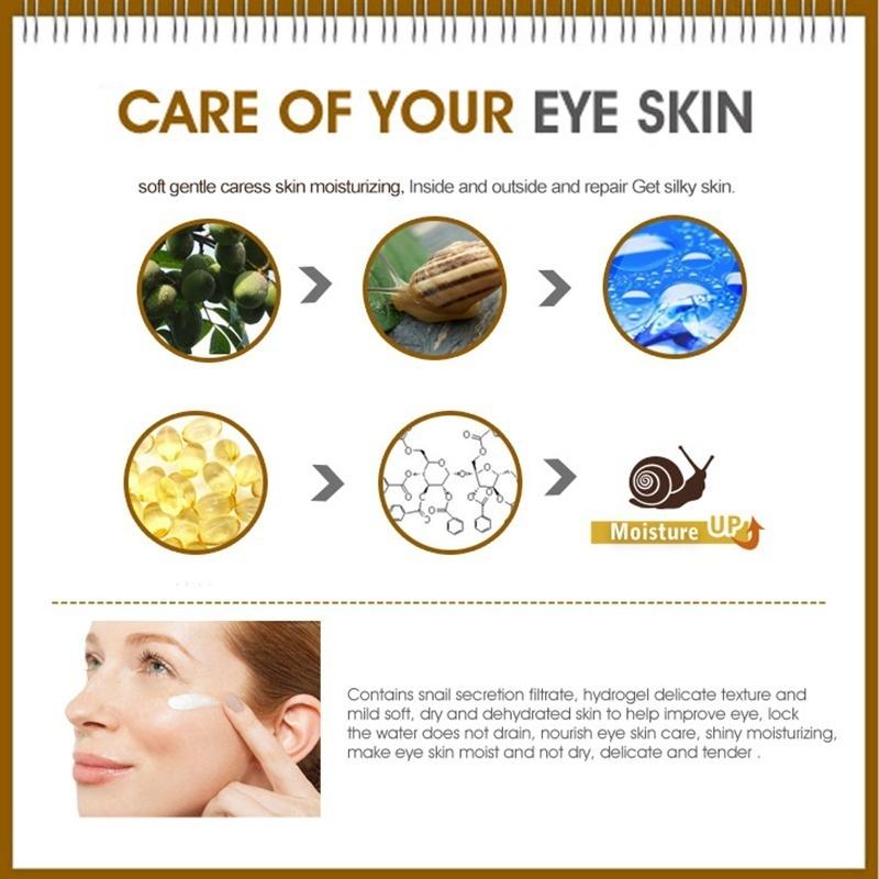 Anti Wrinkle and Eye Bag Hyaluronic Acid Eye Cream Remove Dark Circles Facial Skin Care Snail Cream
