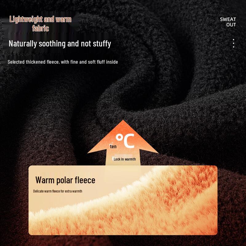 JEANSWEST LIFE Men's Winter Warm Fleece Jacket