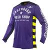 FASTHOUSE Herren Mountainbike Cycling Trikot Langarm Atmungsaktiv Schnelltrocknend Performance Top Downhill Trail Riding