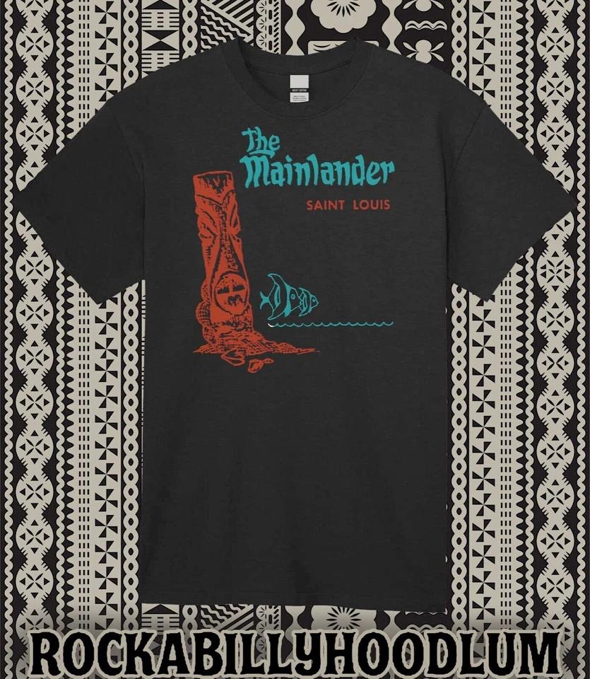 Retro Tiki Art Tee T Shirt Cotton Mug Bar Restaurant The Mainlader St Louis 3XL