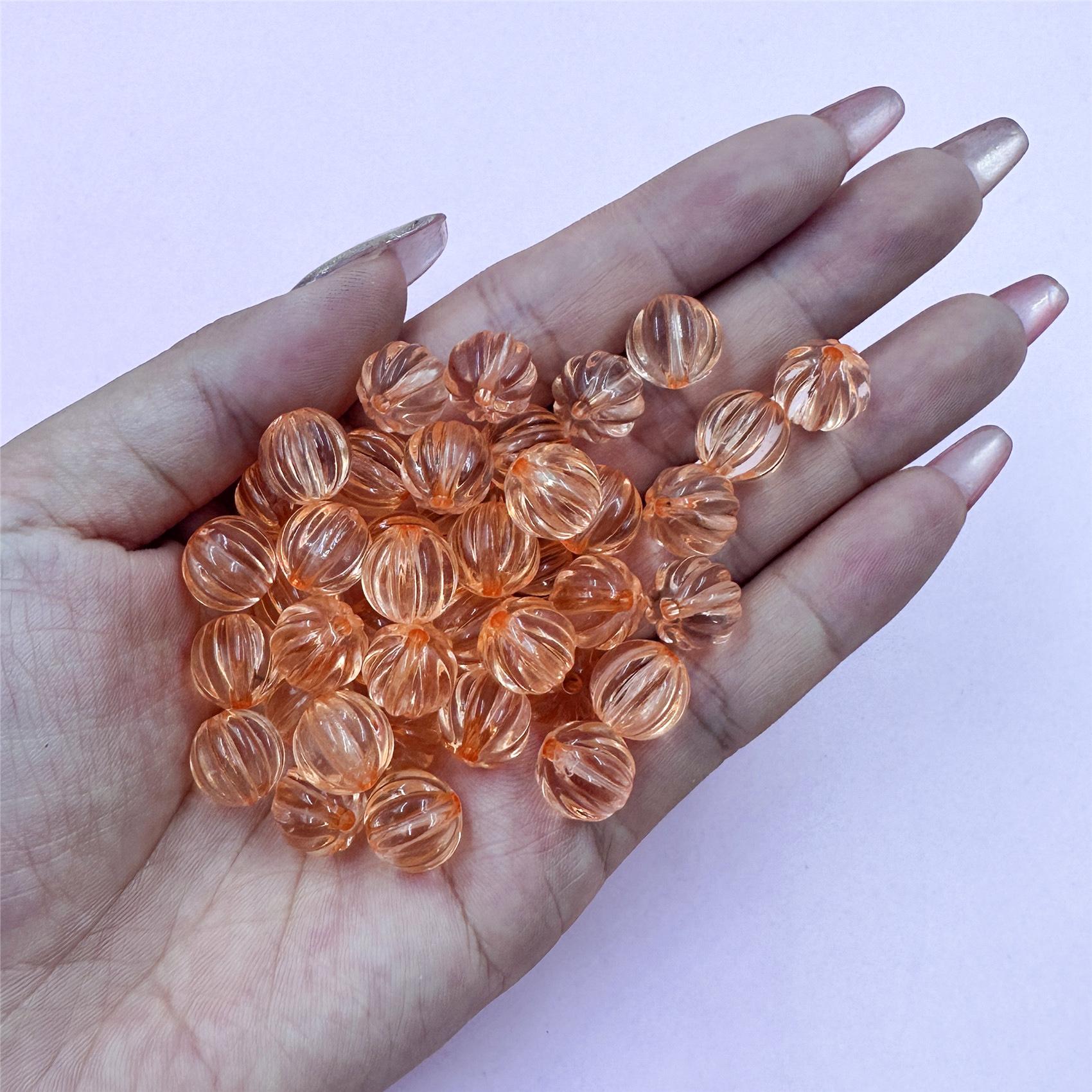 

Товары для вечеринок DIY Ювелирные изделия Ожерелье Браслет Прозрачные Бусины Фонари 11 мм Бисерный Материал Брелок Аксессуары 100 шт Акрил