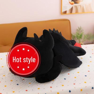 Toothless Dragon Plush Laying Style Pillow - Girls' Birthday Gift