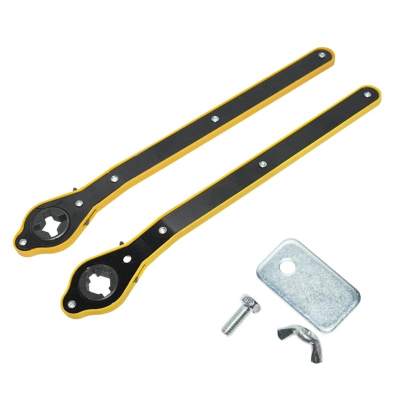 

2Pcs Heavy Duty Car Jacks Ratchet Wheel Lug Nut Remover With Ergonomic Handle For SUV Automotive Emergency Assistance 1